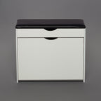 SOCE012 -  Craftsman Shoe Storage bench with Long Bench Seat image 4
