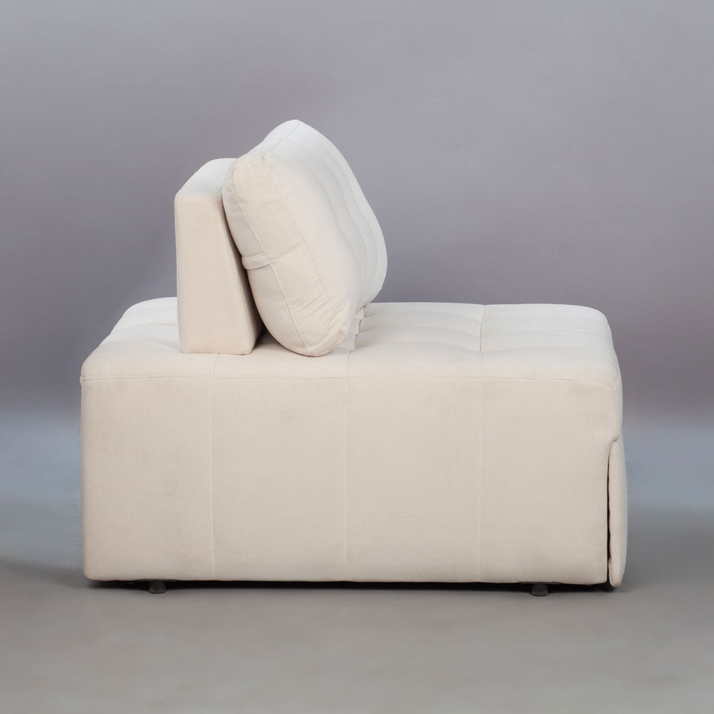 SOB022 - Modern Minimalist Cream Cloud Sofa image 6