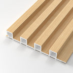 WAP007 - PVC Wood-Plastic Slat Wall Panels – Waterproof & Moisture-Resistant image 0