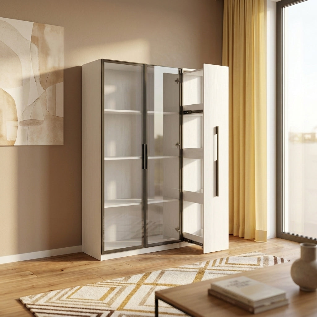 BS054 - Modern Nordic Display Cabinet & Storage image 1