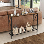 EDB042 - 41.9" Narrow Console Table with Metal Frame image 0
