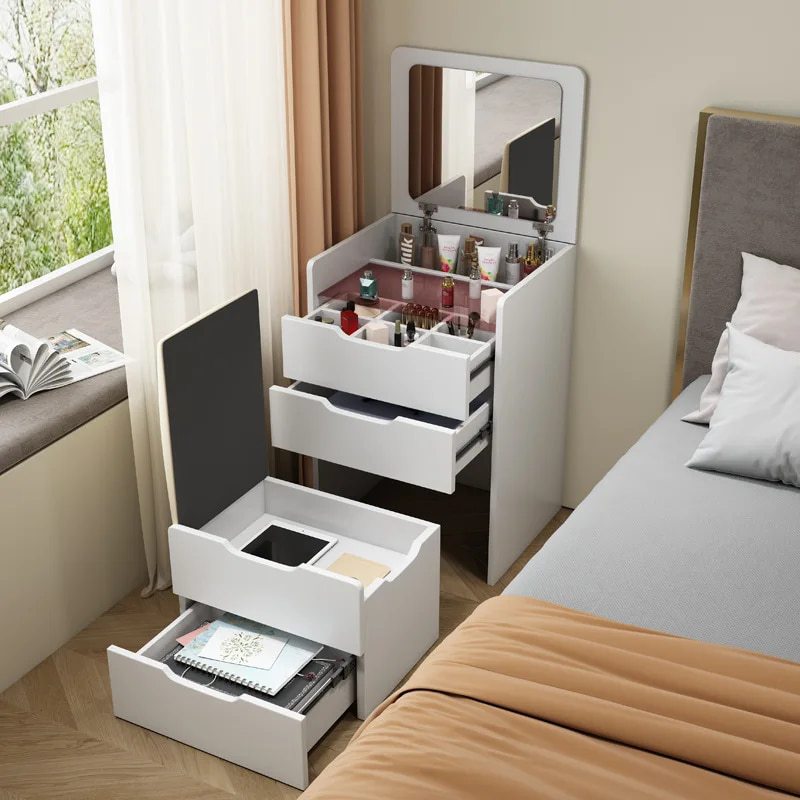 DR011 - Flip-Top Dresser Multi-Function Cabinet Small Storage image 0