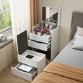 DR011 - Flip-Top Dresser Multi-Function Cabinet Small Storage image 0