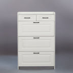 SOCE009 - Simply Modern Shoe Cabinet with Drawer and Top Storage image 3