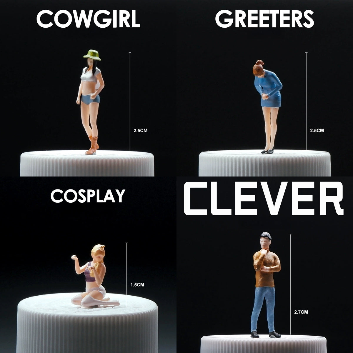 TOY002 - Realistic 3D Miniature Figurine Props for Mini Scene Building image 3