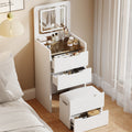 DR023 - Flip-Top Vanity Table with LED Mirror image 0