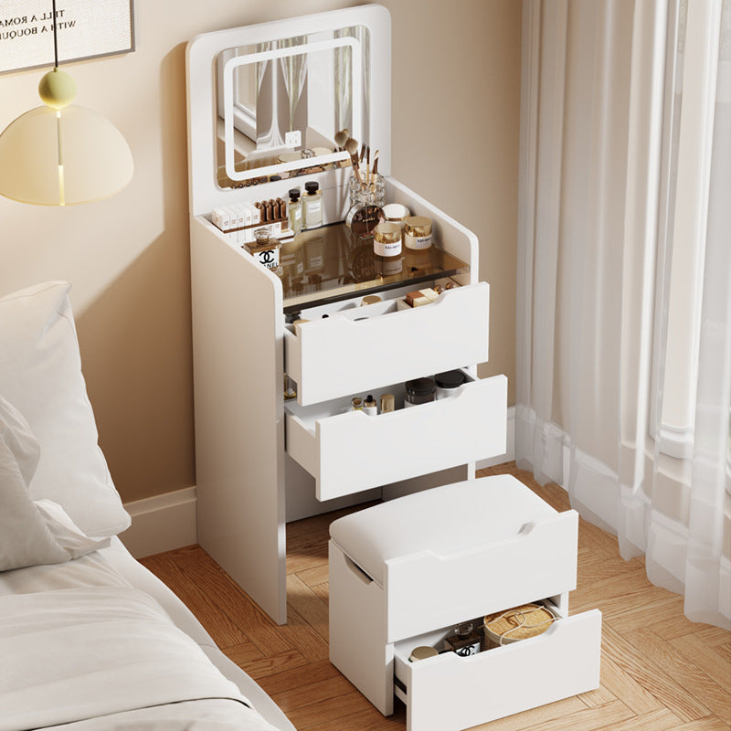 DR023 - Flip-Top Vanity Table with LED Mirror image 0