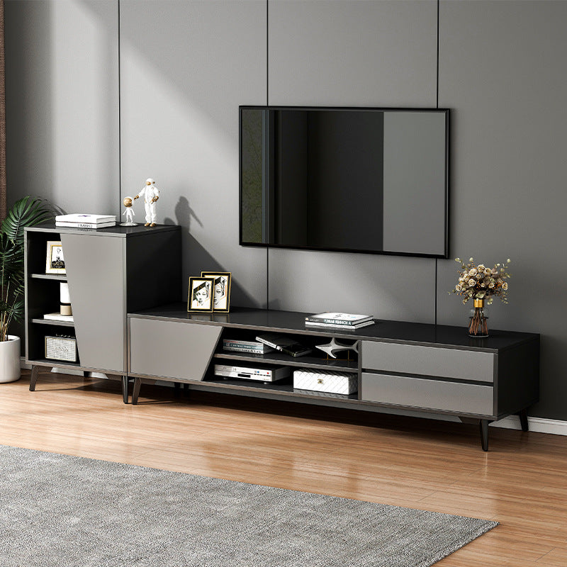 TV006 - Dark Simple Modern Living Room TV Cabinet image 0