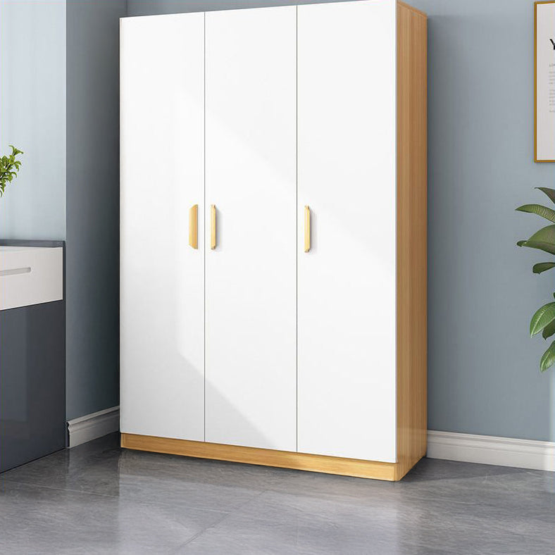 CC058 - Wooden Bedroom Wardrobe -  Storage Cabinet with Hanging Rod & Shelves image 2