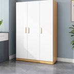 CC058 - Wooden Bedroom Wardrobe -  Storage Cabinet with Hanging Rod & Shelves image 2