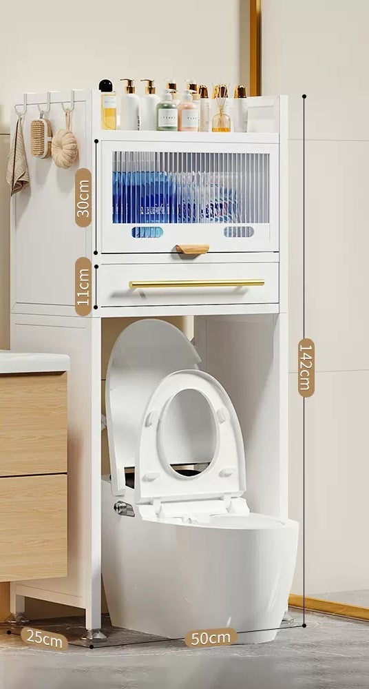 TS002 - Bathroom Toilet Balcony Storage Rack image 4