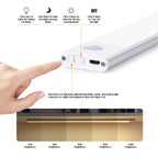 LS004 - LED cabinet light strip with smart motion sensing, rechargeable image 4