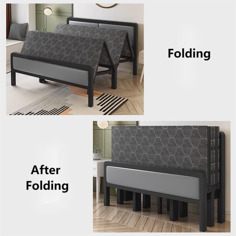 BD011 - Large Carbon Steel Folding Bed image 2
