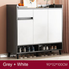 SOCE058 -  Craftsman Shoe Cabinet with Storage and Top Display Shelf image 10