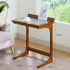 ST011 - Bamboo Sofa Side Table – Small Living Room End Table image 1