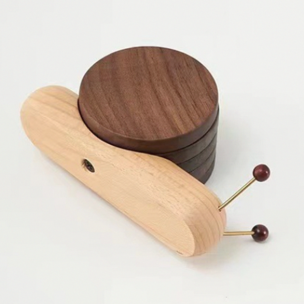 TYP-425 - Snail-Shaped Cup Coaster Tray – Creative Desk Tea Coaster image 3