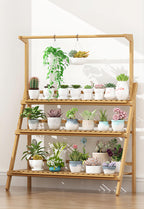 PS005 Bamwood Balcony Floor Stand Rack image 3