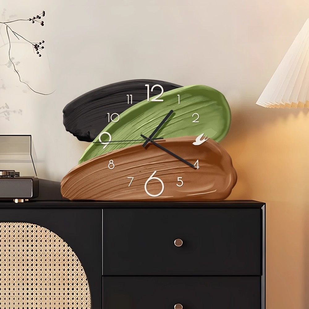 TYP635 - Vintage Creative Desktop Clock Decor – Elegant Retro Table Clock image 1