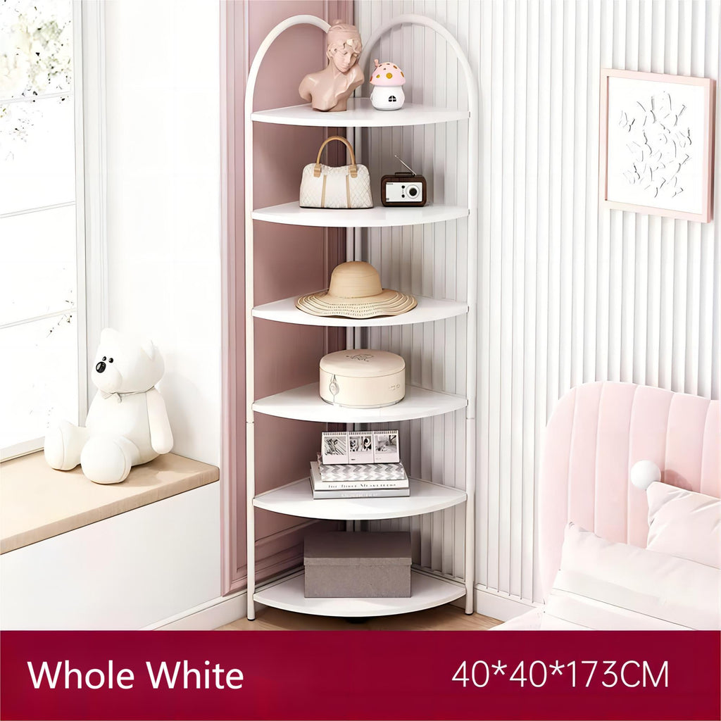 BS011 Craftsman Corner Cabinet Triangle Shelf Bedroom Storage Wall Side Stand image 6