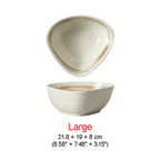 BOWL005 - Irregular Ceramic Soup & Salad Bowl | Creative Modern Tableware image 9