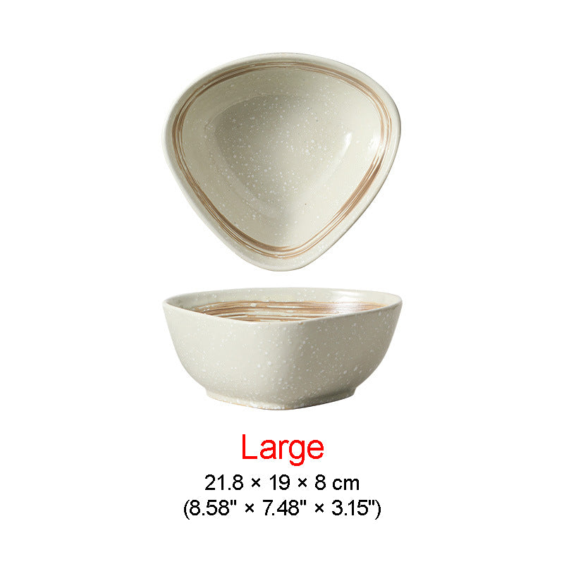 BOWL005 - Irregular Ceramic Soup & Salad Bowl | Creative Modern Tableware image 9
