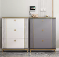 SOCE042 - Modern Minimalist Slim Shoe Cabinet image 0