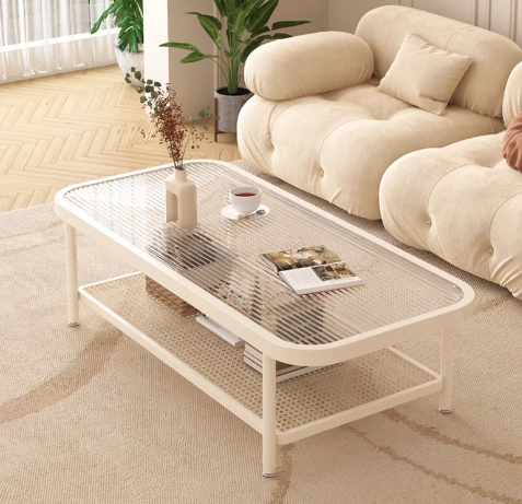 EDB017 - Glass Simple Creative Round Coffee Table image 2