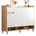 SOCE010 -  Craftsman Shoe Cabinet with Storage and Top Display Shelf image 0