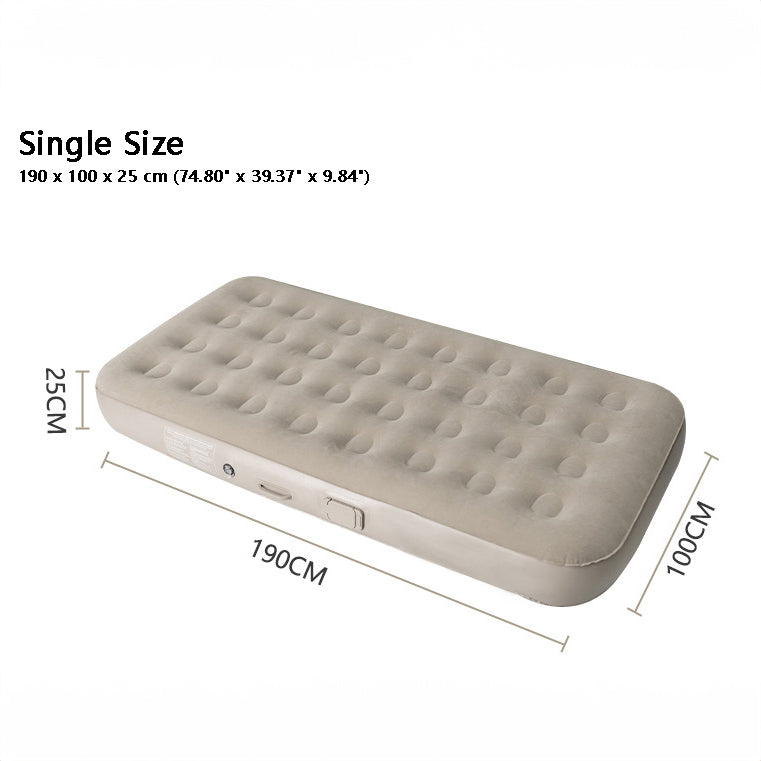 ARM001 - Camping Power Cable-Free Build-in Pump Air Mattress - Short Version image 1