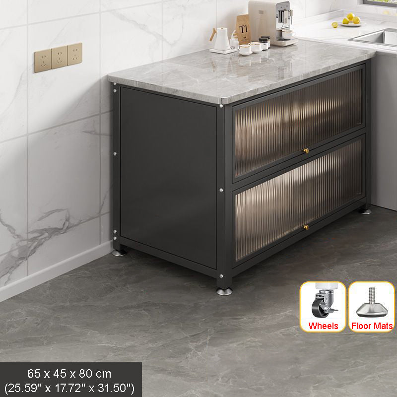 WCK015 - Sintered Stone Kitchen Storage Rack Multifunctional Cabinet image 1