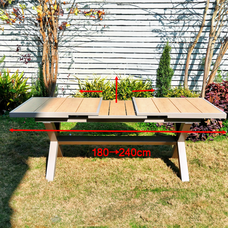 ODS003 - Extendable Outdoor Dining Table for Garden or Deck image 2