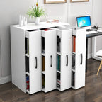 BS032 - Removable Drawer Bookcase on Wheels image 0