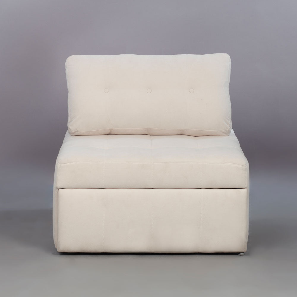 SOB022 - Modern Minimalist Cream Cloud Sofa image 4