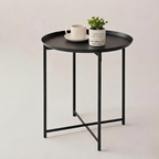 ST015 - Modern Minimalist Cream-Style Round Side Table image 3
