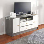 TV009 - Modern TV Stand with Storage Drawer & Cabinet image 7