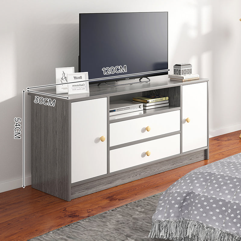 TV009 - Modern TV Stand with Storage Drawer & Cabinet image 7