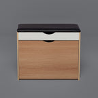 SOCE012 -  Craftsman Shoe Storage bench with Long Bench Seat image 2