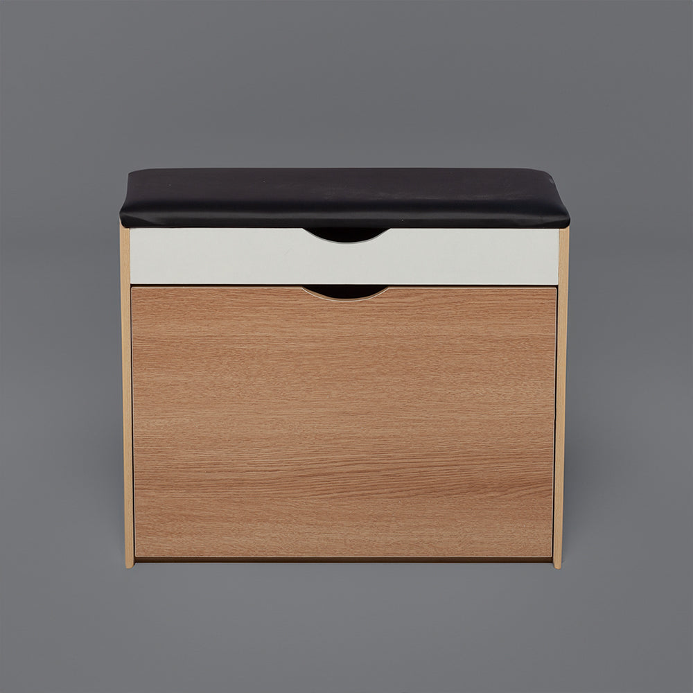 SOCE012 -  Craftsman Shoe Storage bench with Long Bench Seat image 2