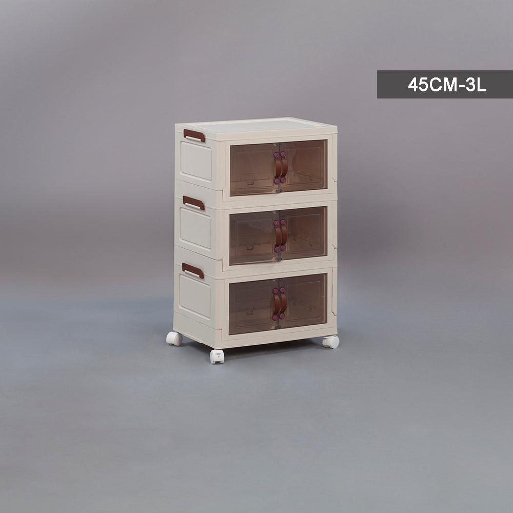 BS025 - Installation-Free Plastic Multi-Layer Storage Cabinets image 4
