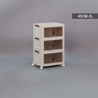 BS025 - Installation-Free Plastic Multi-Layer Storage Cabinets image 4
