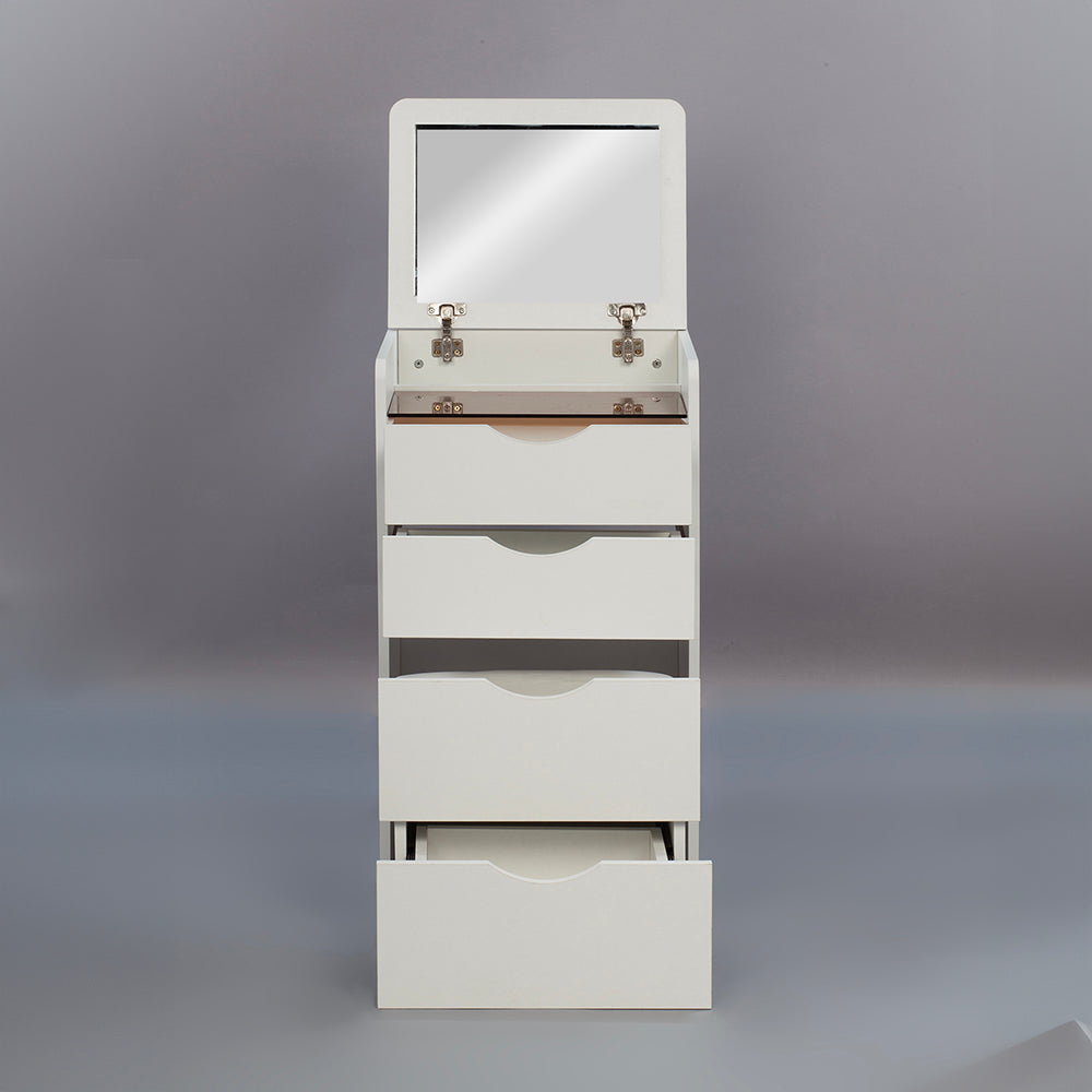 DR011 - Flip-Top Dresser Multi-Function Cabinet Small Storage image 2