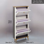 SOCE042 - Modern Minimalist Slim Shoe Cabinet image 5