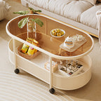 EDB020 - Cream Glass Coffee Table image 0