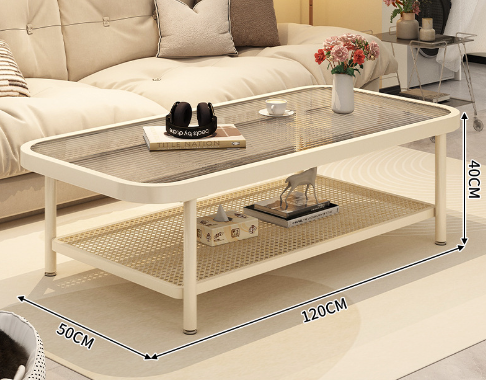 EDB017 - Glass Simple Creative Round Coffee Table image 4