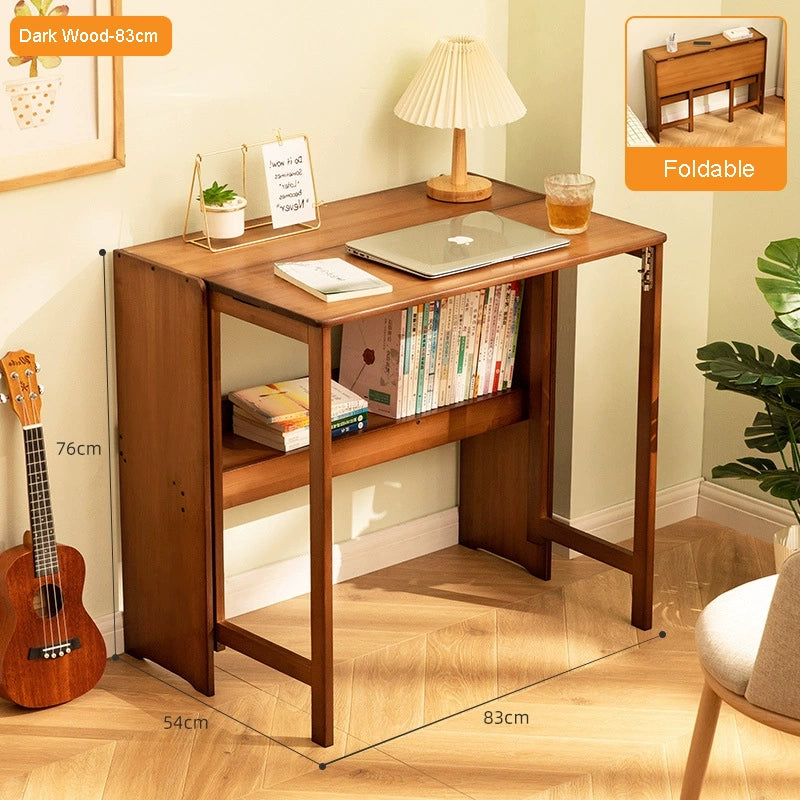 CD010 - Multi-Functional Foldable Bamboo Table – Space-Saving Table image 3