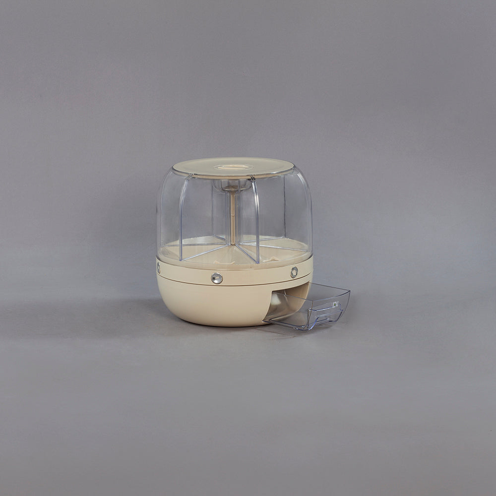 BOX001 - Divided Rotating Grain Rice Storage Box image 9