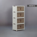 BS025 - Installation-Free Plastic Multi-Layer Storage Cabinets image 8