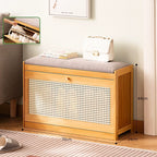 SOCE068 - Bamboo Shoe Bench – Multi-Functional Seat image 2