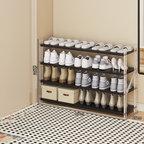 SOCE033 - Multi-Layer Economical Dust Proof Storage Shoe Cabinet image 3