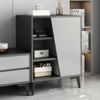 TV006 - Dark Simple Modern Living Room TV Cabinet image 2
